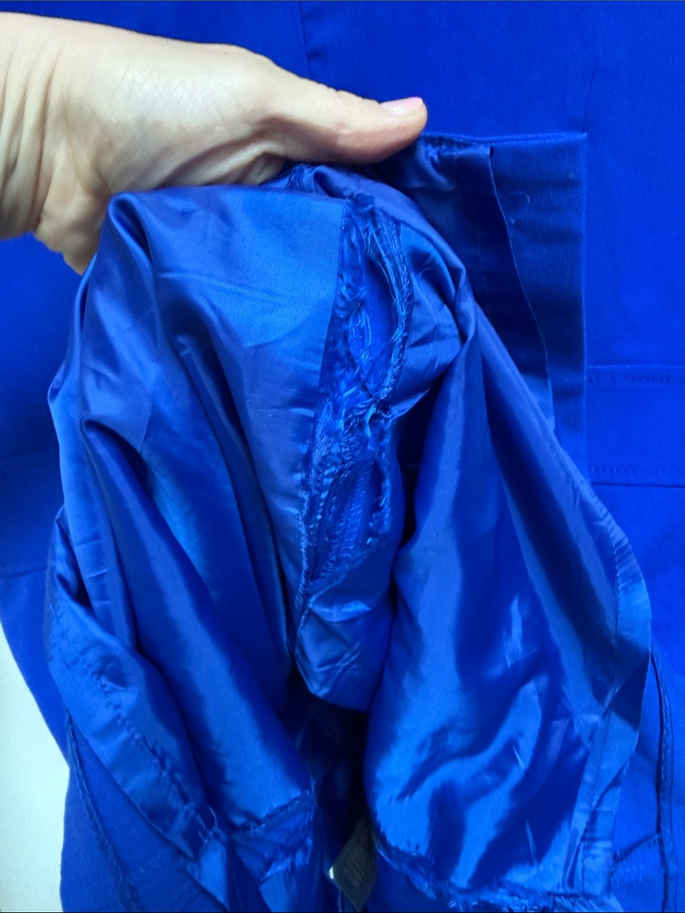 Calvin Klein Wear it to Work Dress Cobalt Blue Sheath Dress - Picture 9 of 9